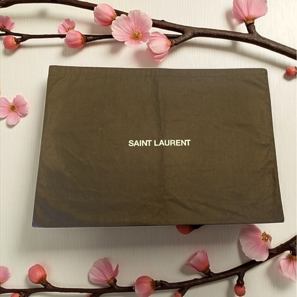 Saint Laurent Black and White Dust Bag - Picture 1 of 5